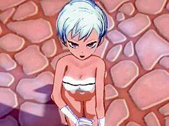 chirai gets naughty after training - dragon ball