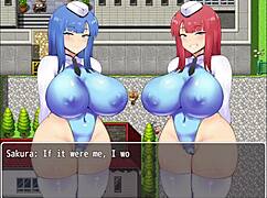 Investigating a brothel for bandits, but my friends vanish. NTR Police Ruri & Sakura, Part 3!