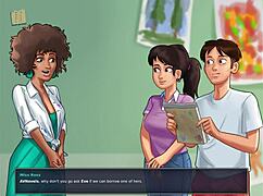 summertime saga episode 166 unfolds with erotic twists in a casual narrative