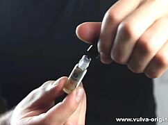 licking her bitter sweet pussy juice brings intense satisfaction.