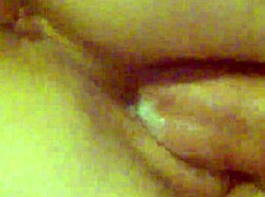 pumping cum into wife's wet cunt for creampie!