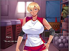 hey, kasshoku bitch wife craves a wild locker foursome in ep3