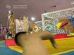 starting with the girls parade in sun combat