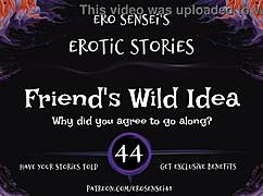 friends come up with wild erotic audio idea for women, getting off together