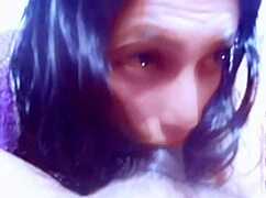 Deep throat blowjob tease