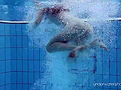 Underwater Slut Roxalana Cheh Naked Tits Bikini Teen Pool Bathing Young