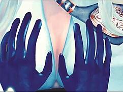 Uncensored Drakengard 3 harem simulator with sad girl orgasms