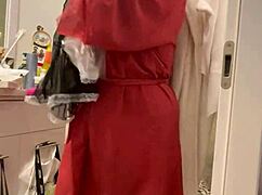 alina in her sexy maid dress, wanna see her squirt?