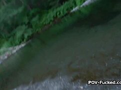 uhh, got caught in a quick riverside blowjob with this hot stranger, oops!