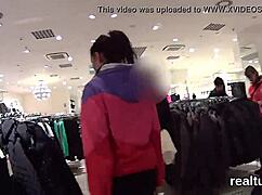 Fantastic Czech nympho seduced at mall and drilled in POV