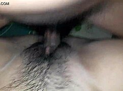 big cock cums on her wet pussy lips in vk video