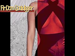 Blonde goddess dances for findom goaldiggers in domination session