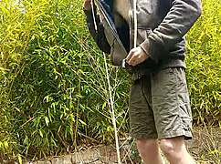 Big Dick Cumming Outdoors