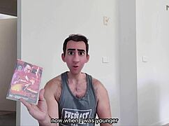 Gay Stepdad Worships Chubby Kickboxer's Feet