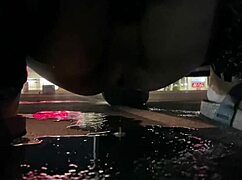 watch this couple get caught licking ass outdoors, then have sex and orgasm at home