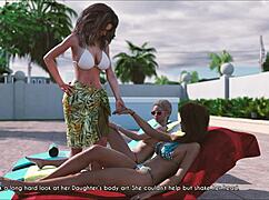 Hey, a wife and stepmother share missing scenes with big tits and ass! 😍