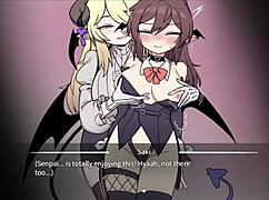 Check out corporate succubus part 6 with bondage and lesbian action 😈