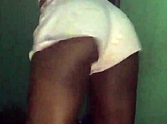 Strip Teasing Fun With Neighbor Watching Twerking And Teasing