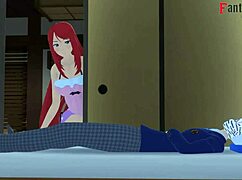 kushina uzumaki gets fucked while sarada uchiha watches jealously in this full movie