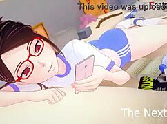 kushina uzumaki gets fucked while sarada uchiha watches jealously in this full movie