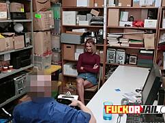 Beautiful Skinny Blonde Rides Monstercock In Office