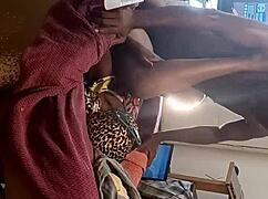 African American creamy MILF PUSSY FUCK with hairy details