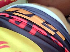 Niece in Tight Pants on Street