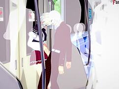 Koneko tentacion deal HS DXD NTR madness chapter 5 full movie!