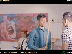 Girl in horny roast chicken position