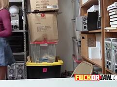 Beautiful Skinny Blonde Rides Monstercock In Office