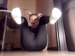 Sweaty feet after training session