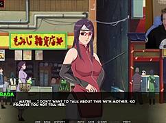 this naruto parody gets wild with sarada bent over uncensored