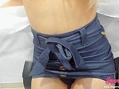 Boss says, 'I caught you jerking off, now you're in trouble.'