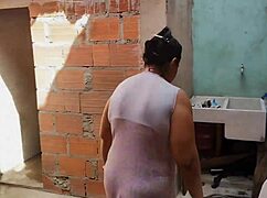 Stepsister Bathes And Asks For Help, I Fuck Her Big Ass Roughly