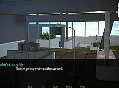 my new family with bikini teens in homemade game