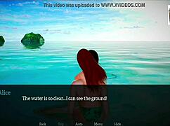 my new family with bikini teens in homemade game