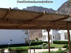 want to see crazy couple sex on deserted road?