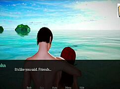 my new family with bikini teens in homemade game