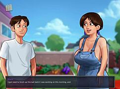 I can't believe summertime saga 127 has such a big ass milf scene
