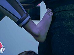 Beautiful Girl Plays Erotic Yoga Game