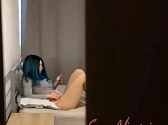 Step-Sister Discovers Brother In Closet