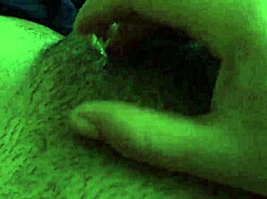 That hairy pussy is getting a wet, sexy massage right now.