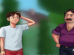 Summertimesaga drops you into wild teen anime action with the first slit in sight.