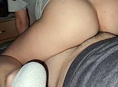 big ass riding, gets spanked and dripping creampie 😈