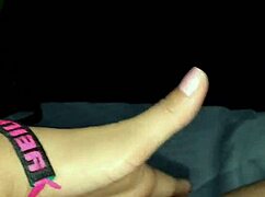 masturbating my pussy while watching a porn movie