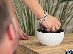 Homeless Guy, Does This Blonde Pornstar's Pussy Help You Out?