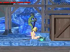 Pretty Blonde Engages in Detailed Hentai Gameplay with Wizard Lilia