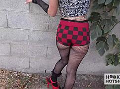 Is Holly Hendrix's goth babe wild?