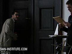 Strict Milf Christale Rock Engages in Fun Games with Two Men