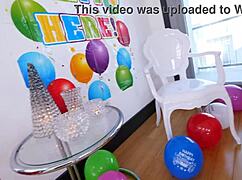 Kimber Woods Takes Huge Cock Deepthroat and Facial!